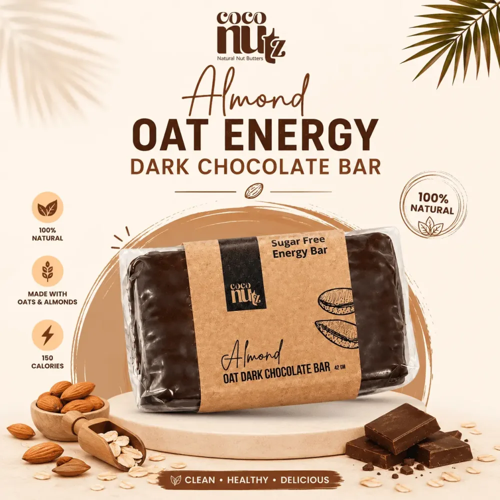 Almond Oat Dark Chocolate Bar